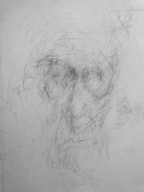 Zeichnung 70 x 50 cm